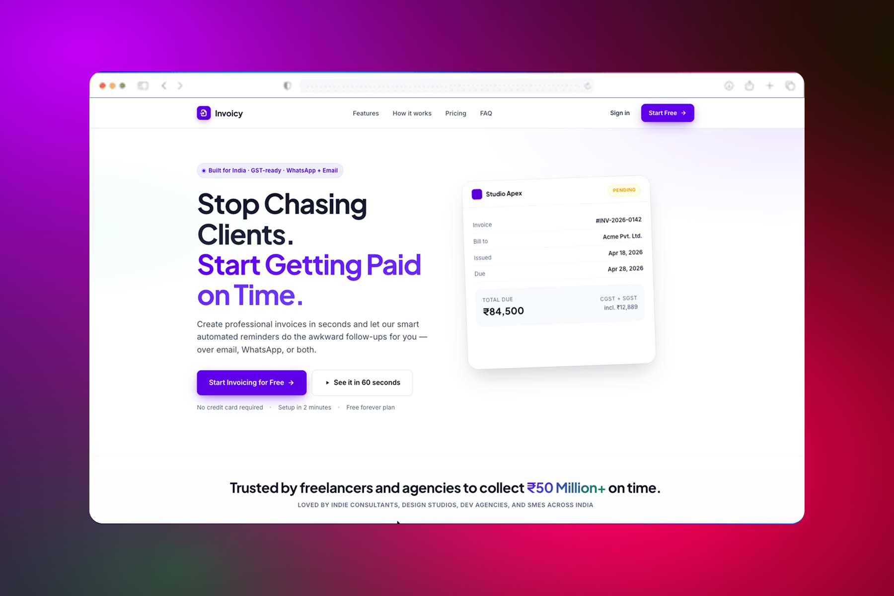 Invoicy — invoicing app